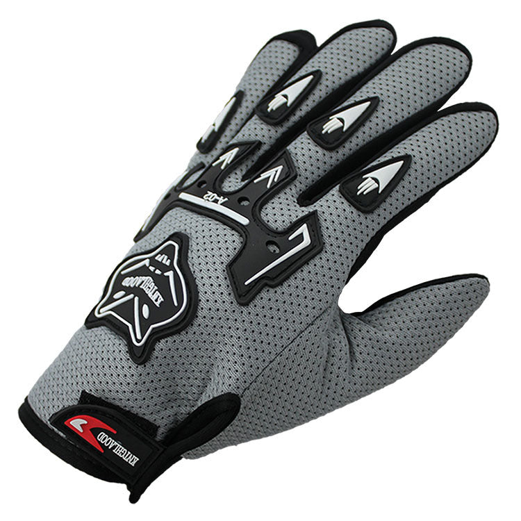 Cross-border Zhejiang Autumn and Winter Cycling Gloves Fox Head Breathable Sports Full Finger Gloves Origin Supplies