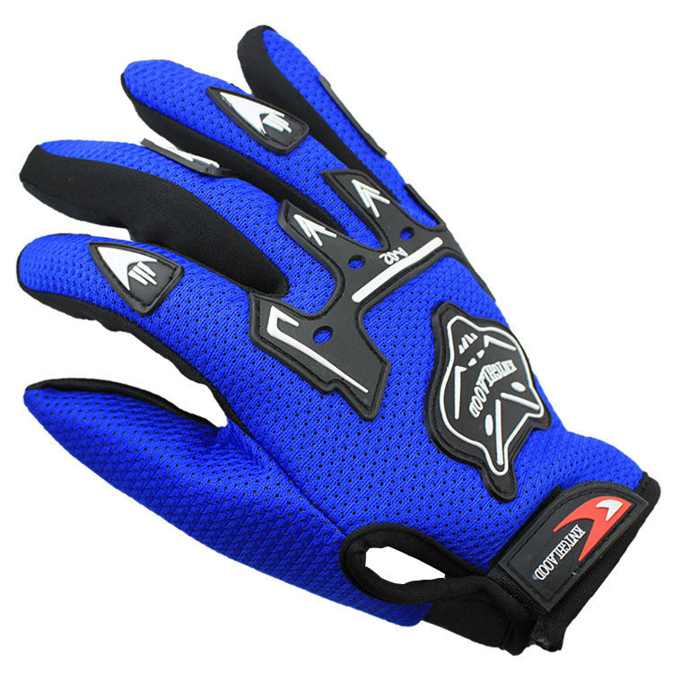 Cross-border Zhejiang Autumn and Winter Cycling Gloves Fox Head Breathable Sports Full Finger Gloves Origin Supplies