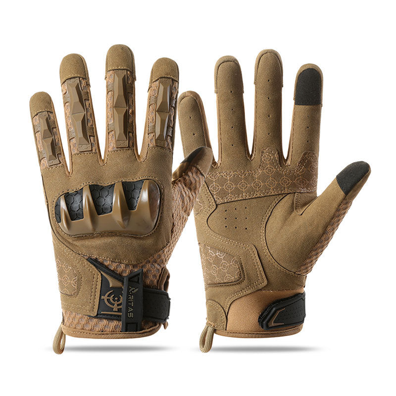 Combat Cycling Gloves Protective Slip Resistant Cut Resistant Equipment Training Skateboarding Tactical Gloves Unisex Half Finger Gloves
