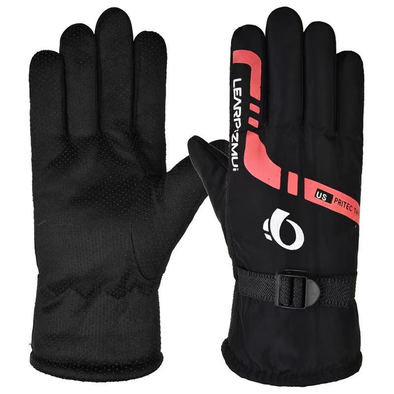 Warm Gloves Wholesale Men Winter Ski Fleece Thickened Electric Outdoor Sports Motorcycle Gloves Floor Supply