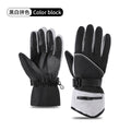2025 Multicolor Windproof Ski Gloves Non-slip Thermal Coldproof Multipurpose Battery Car Winter Cycling Gloves Wholesale