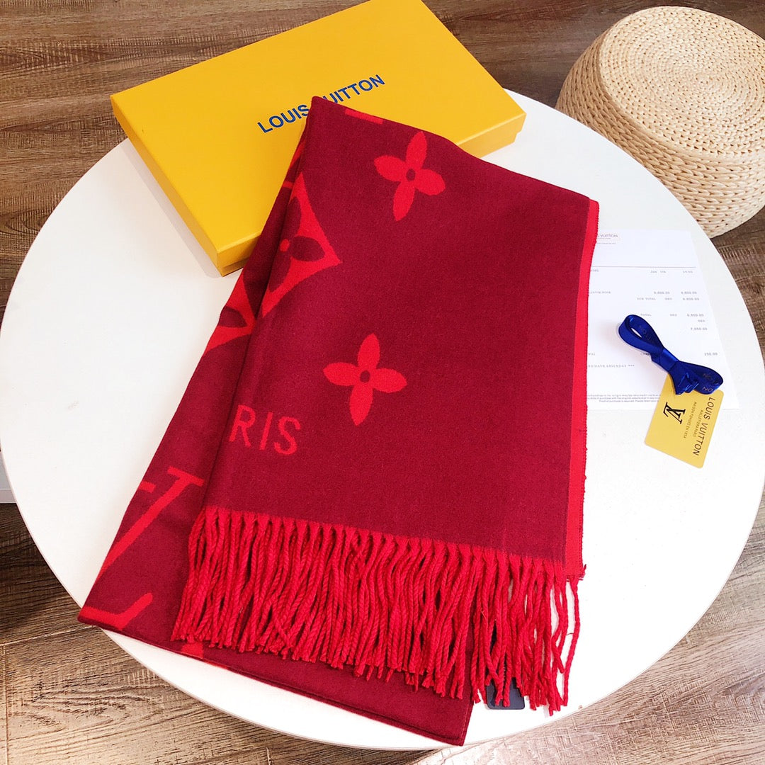 High-end, stylish rabbit hair blend scarf-9703